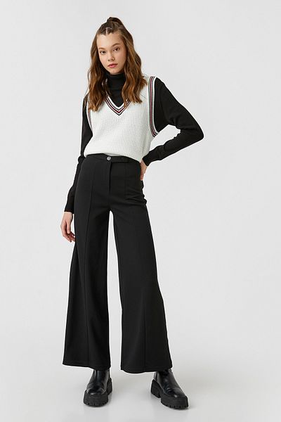 Koton Jeans - Black - Wide leg