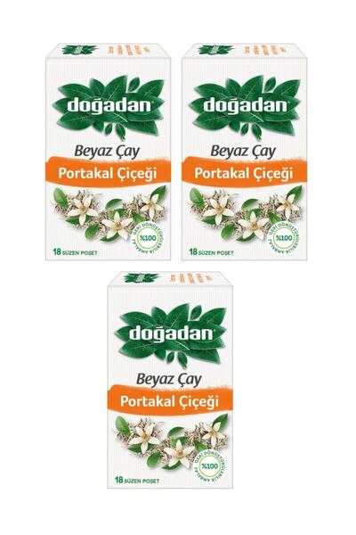 Doğadan زهر البرتقال الأبيض - 18 × 3 شاي أعشاب