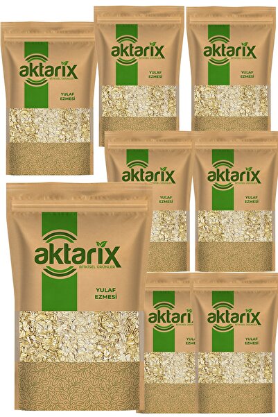 aktarix 10 kg Katkısız Doğal Yulaf Ezmesi 1'er Kg Paketlerde Doğal Katkısız