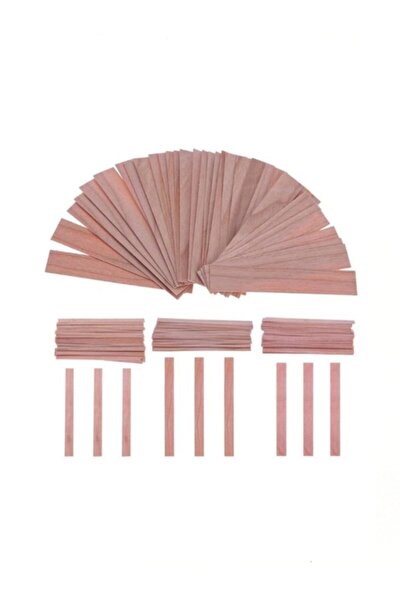 Otantik Ahşap Mum Fitili 50 Adet 15cm, Doğal Mum Fitili, Çıra, Sehpasız Mum Y...