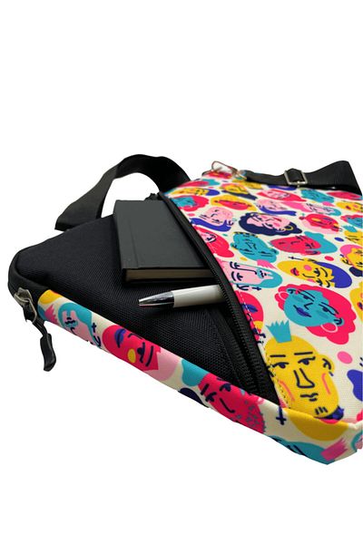 Differ Studio 13-14'' Inch Human/people Pattern Waterproof/hanging/laptop/macbook/notebook/case/bag