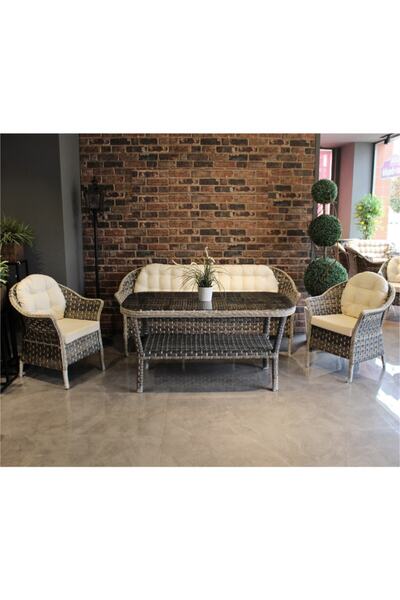 Flexy Garden Ratsa Home Orkide 3lü Oturma Grubu 861 / 3 Bant