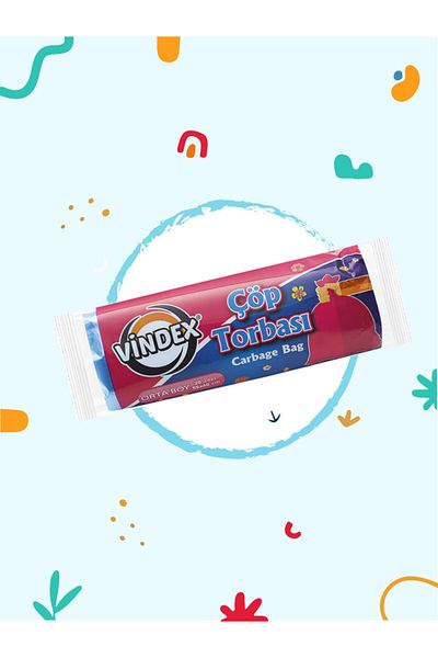 Vindex Garbage Bag Medium Size 55x60cm
