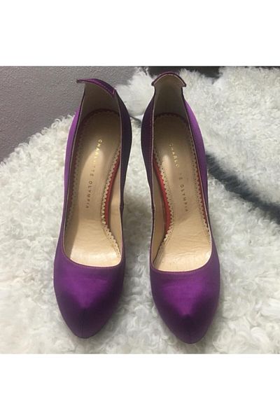 Charlotte Olympia Βραδινά παπούτσια φόρεμα Charlotte Olympia Vero Cuoıo Suede