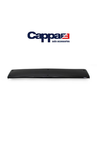 Cappafe Fiat Doblo Front Window Sunshade Visor Visor Hat Terek Acrylic (ABS) Piano Black 2000-2005