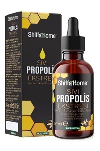 Shiffa Home Damlalıklı Cam Şişe Sıvı Propolis Ekstresi 50 ml