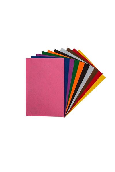 KRAF Kids Felt 20x30 Cm Mixed Color 10 Pieces K.e