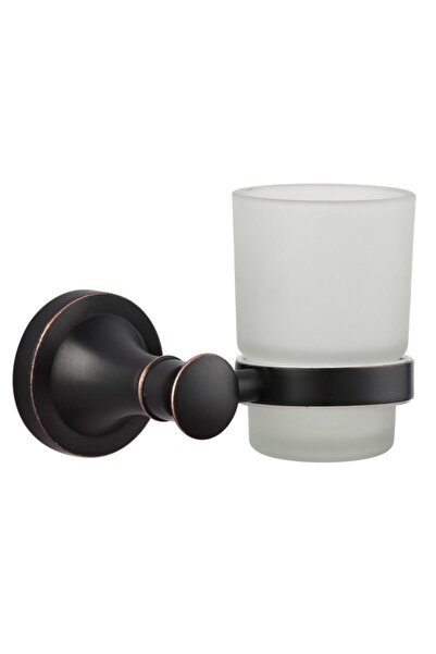 Fause Θήκη οδοντόβουρτσας Linos Brushed Black