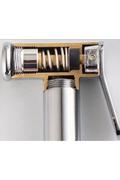 Fause Spiral Bidet Hand Shower Brass Gold Gold Kts100-G