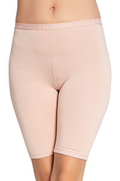 by HW Luxury Drm Skin Color Bamboo Above Knee Κοντό γυναικείο κολάν εσωτερικά