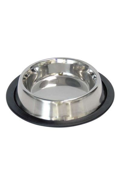 Tommy Dog Steel Food Bowl White - 24 oz Db