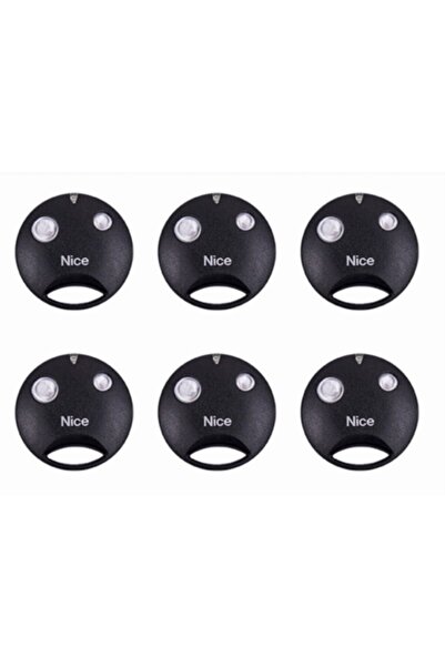 NİCE Siyah Smilo 2 Kanallı Uzaktan Kumanda 6 Adet