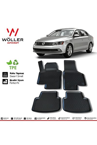 wöller Volkswagen Jetta Paspas 2011 2019 Arası Uyumlu 3d Havuzlu Paspas