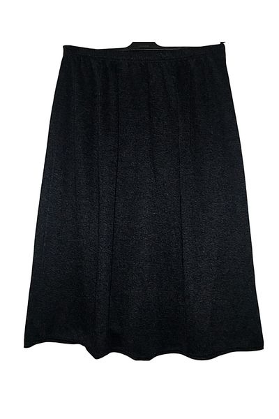 SAVCIGİYİM Navy Blue Thick Ecrin Fabric Elastic Skirt