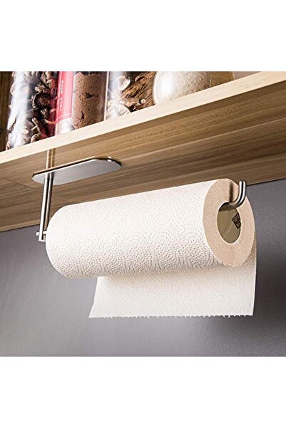 DELTAHOME Paslanmaz Çelik Kağıt Rulo Havlu Askılığı/havluluk - Yapışkanlı Sistem - Inox - Model: Be