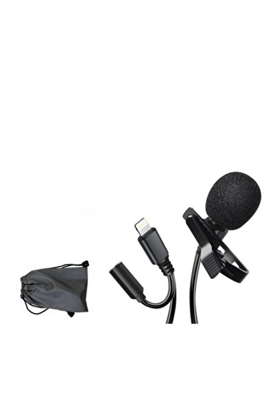 OEM Apple Iphone Lightning Girişli Ses Yaka Mikrofonu Telefon Uyumlu