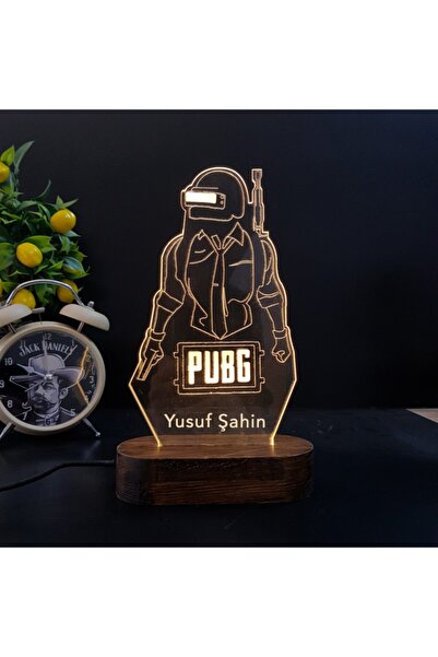 Hediyeiste Pubg Figürlü 3d Led Lamba