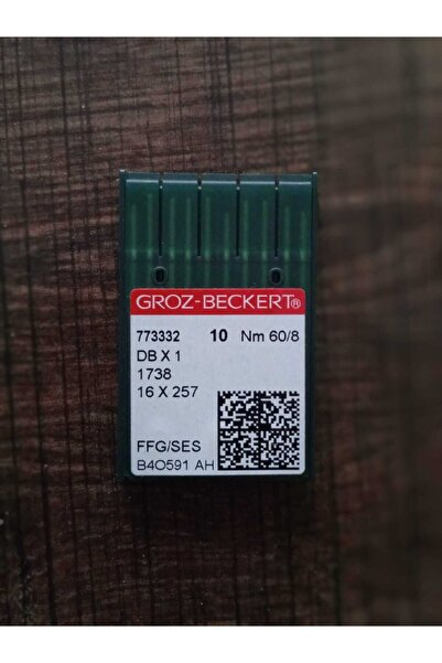 Groz Beckert Dikiş Makinesi Iğnesi Düz Makine Ince Dip No:8