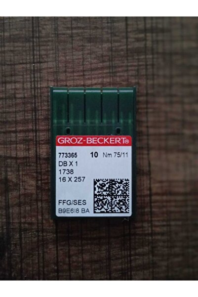 Groz Beckert Dikiş Makinesi Iğnesi Düz Makine Ince Dip No:11