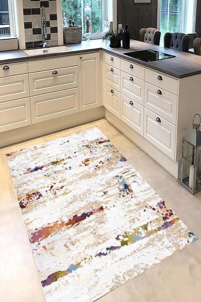 VİOLA CONCEPT STYLE HOME Dijital Baskı Kaymaz Tabanlı Yıkanabilir Salon Halıs...