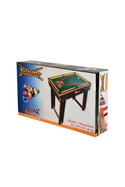 Matrax Ayaklı Bilardo Masalı Ahşap Bilardo Oyunu Bilardo Masası