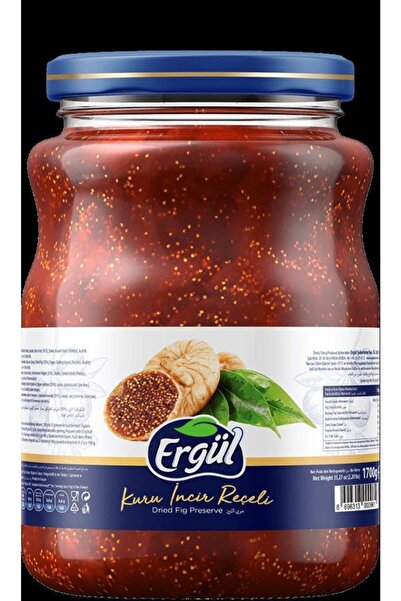 ERGÜL 1500 Gr Kavanoz Reçel Incir*6