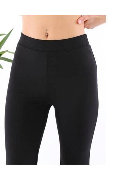 BAYKAL EM1 Mdz Collection Spanish Leg Diving Fabric Black Trousers