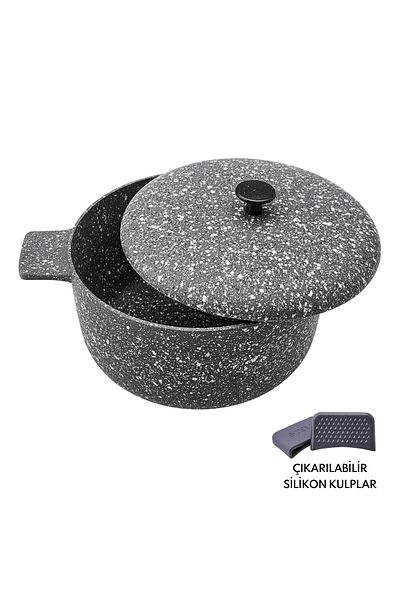 Emsan Perge Cast Iron Deep Casserole 24 Cm