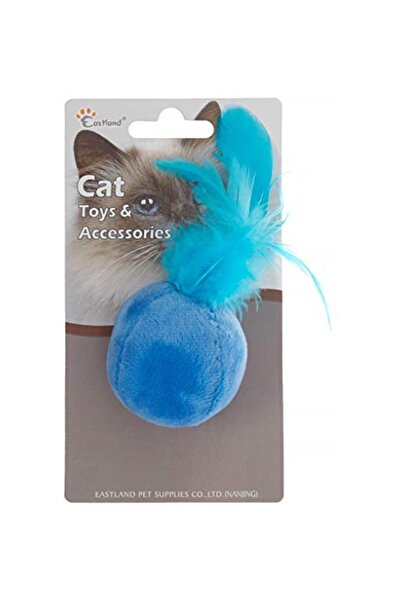 Eastland كرة شعر عشبة القطط 4.5 سم كارس. ملونة