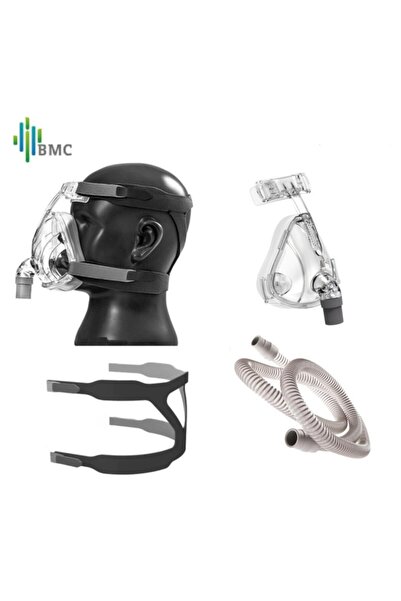 Bmc Ivolve F2 Tam Yüz Full Face Cpap Maskesi L Beden, Kafa Bandı Ve Hortum