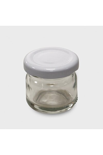 Alev Ticaret 29 Cc. Nikah Şekeri Kavanozu - Cam Kavanoz - Beyaz Kapaklı - 48 ...