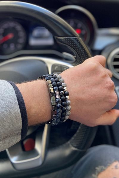 Katre Dizayn Natural Stone Bracelet Set