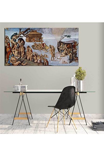StellaStore Michelangelo Buonarroti Nuh Tufanı Kanvas Tablo