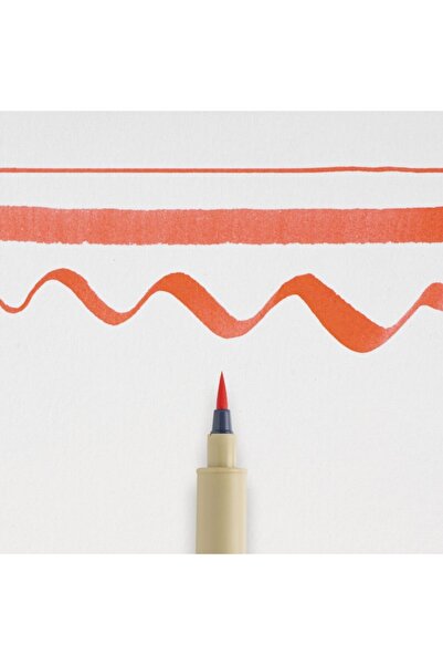 Sakura Pigma : Brush Tip Pen : 19 Red
