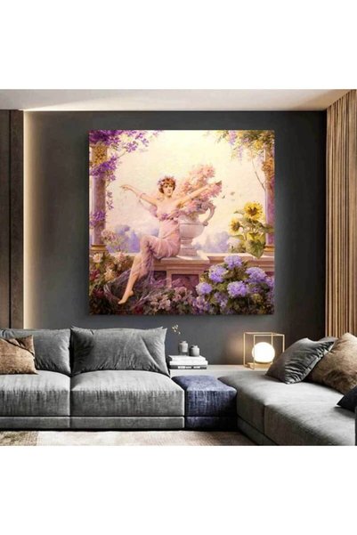 StellaStore Louise Abbema Çiçeklik Kanvas Tablo