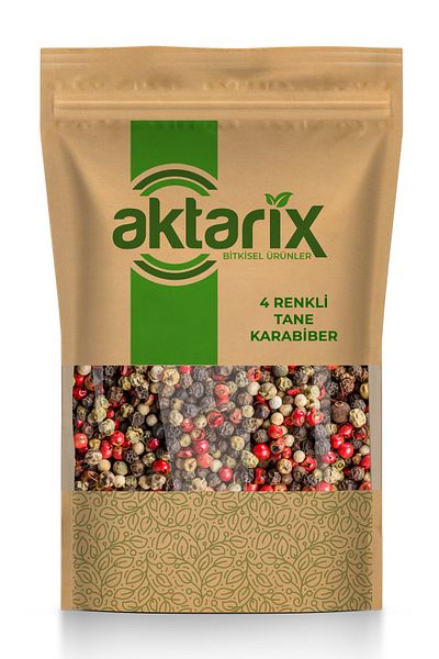 aktarix Mixed Grain Colored Black Pepper 500 gr