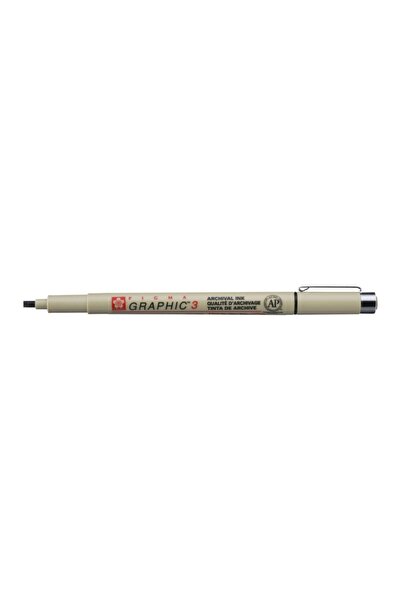 Sakura Pigma: Graphic Straight Cut Graphic Pen: 3.0 Mm