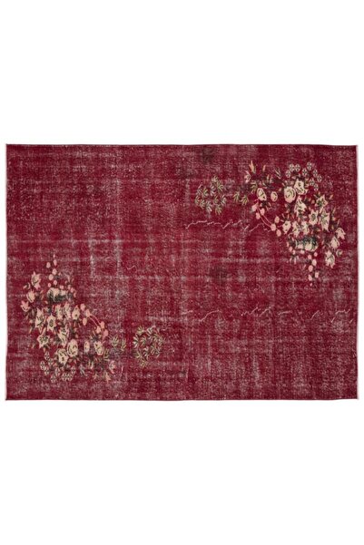 Apex El Dokuması Vintage Yün-pamuk Kırmızı Halı 10596 178 X 243 Cm