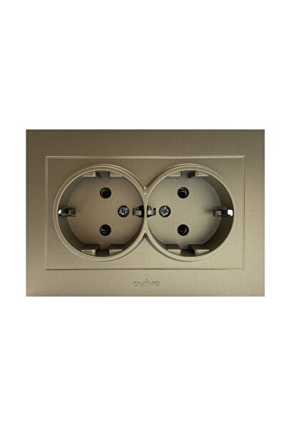 OVİVO Asyagrup Ovivo Grano Titanyum İkili Topraklı Priz