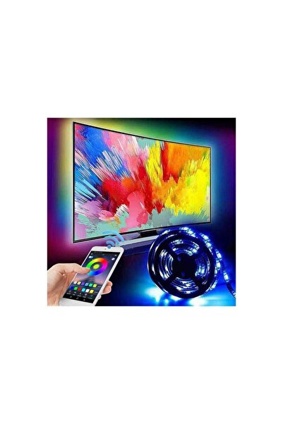 exeo Tv Arkası Bluetooth Rgb Usb Şerit Led Slikonlu 3 Mt