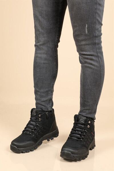 XStep X Step Μαύρες Ορθοπεδικές Μπότες