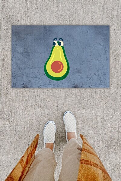 Dormot Home Imprimare digitală Covoraș decorativ pentru ușă, antracit, confuz...