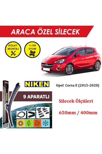 MeyZone Opel Corsa E Ön Cam Silecek Takımı (2015-2020)