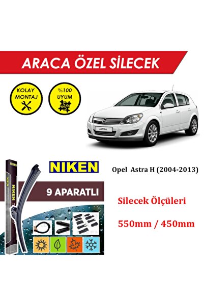 MeyZone Opel Astra H Ön Cam Silecek Takımı (2004-2013)