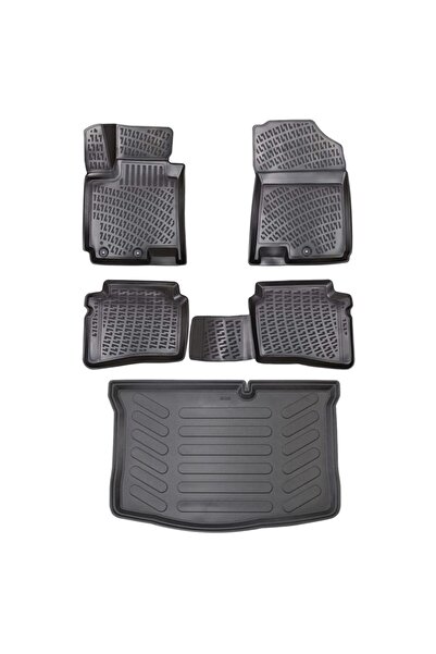 Rizline Hyundai I20 2015-2019 Uyumlu 3d Paspas ve Bagaj Havuzu Seti