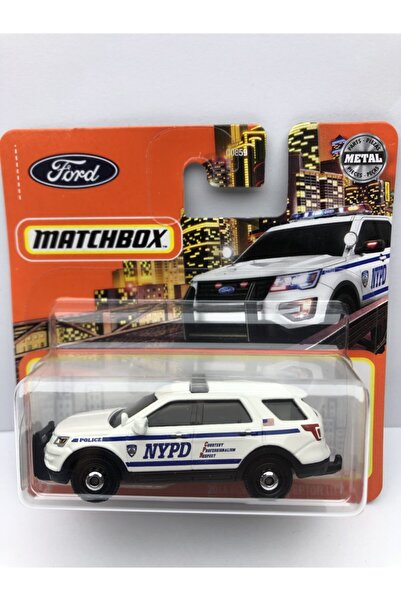 Matchbox 2022 2016 F0rd Interceptor Nypd Utılıty Police 1:64 Ölçek Marka 95/100