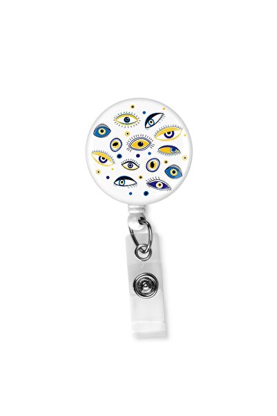 StormiStoretr Evil Eye Eye Drop Yoyo și suport pentru carduri de guler