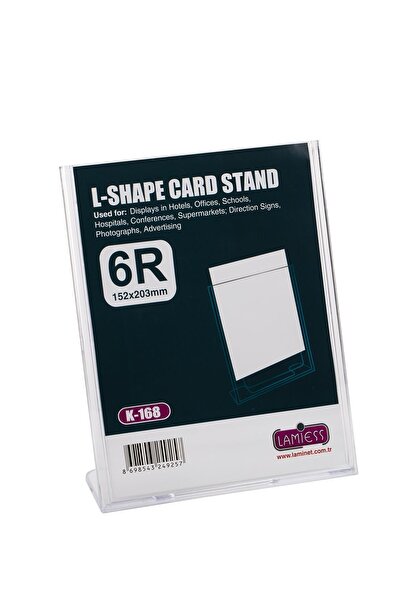 Lamiess K-168 Masaüstü Reklam Panosu Dikey 5 'li