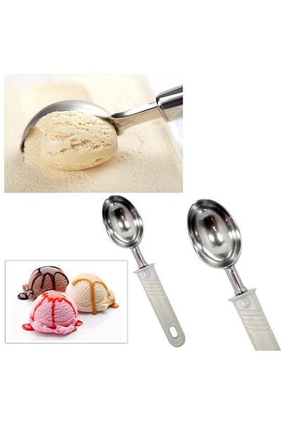 Kenpool Metal Ice Cream Spoon Halva Dough Scale Spoon