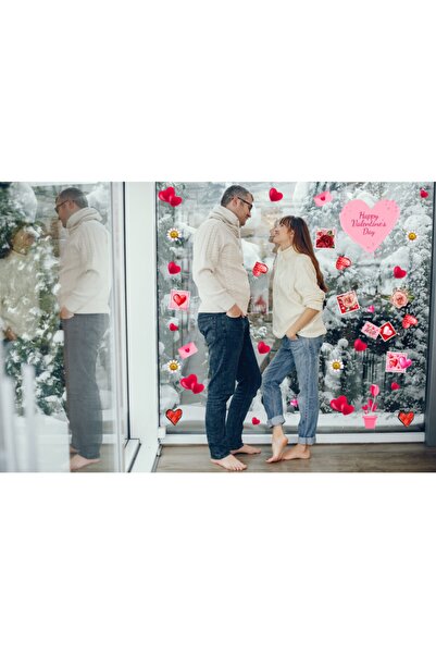 TELLGRAF Lover Themed Glass and Wall Sticker Ornament